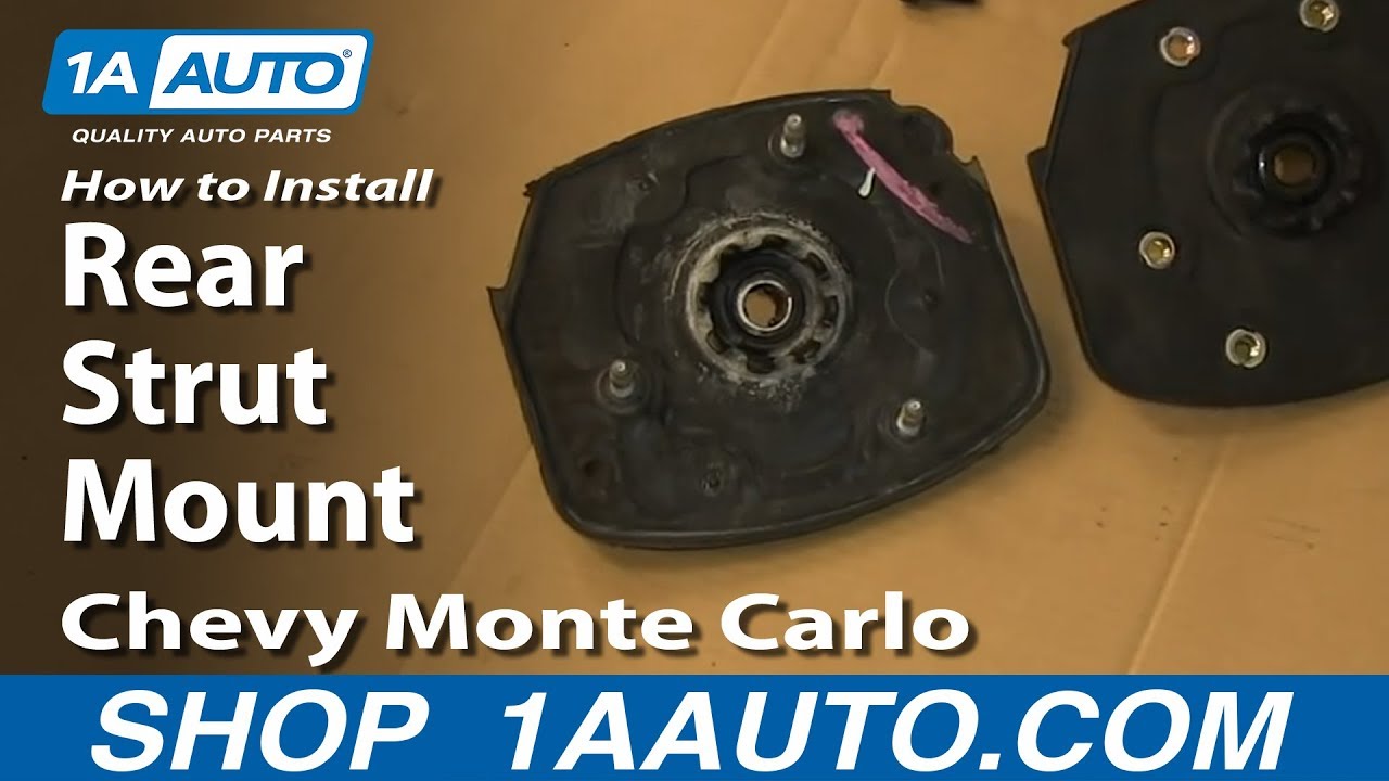How to Replace Rear Strut Mounts 19952007 Chevy Monte Carlo 1A Auto