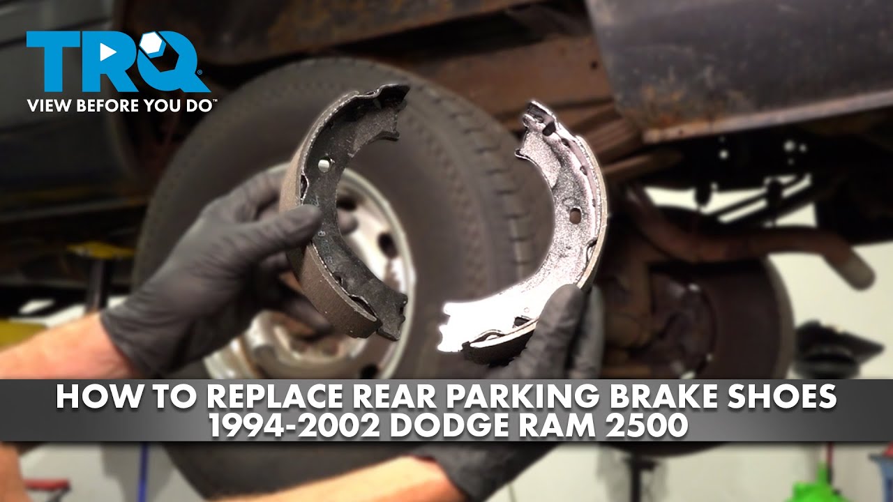 How to Replace Rear Parking Brake Shoes 19942002 Ram 2500 1A Auto