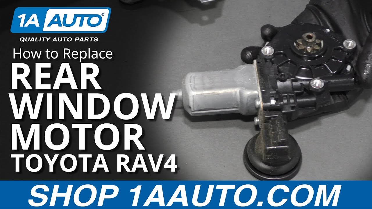 How to Replace Rear Window Motor 200516 Toyota RAV4 1A Auto