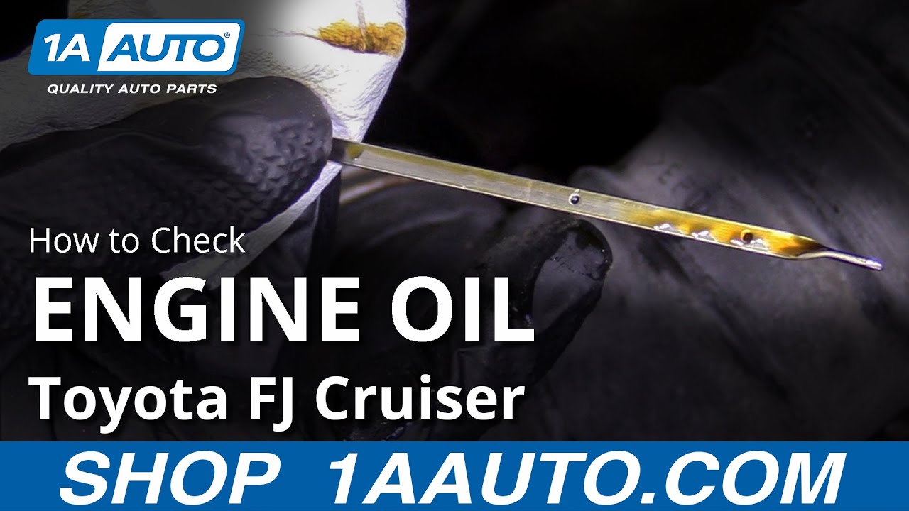 How to Check Engine Oil 2007-14 Toyota FJ Cruiser | 1A Auto