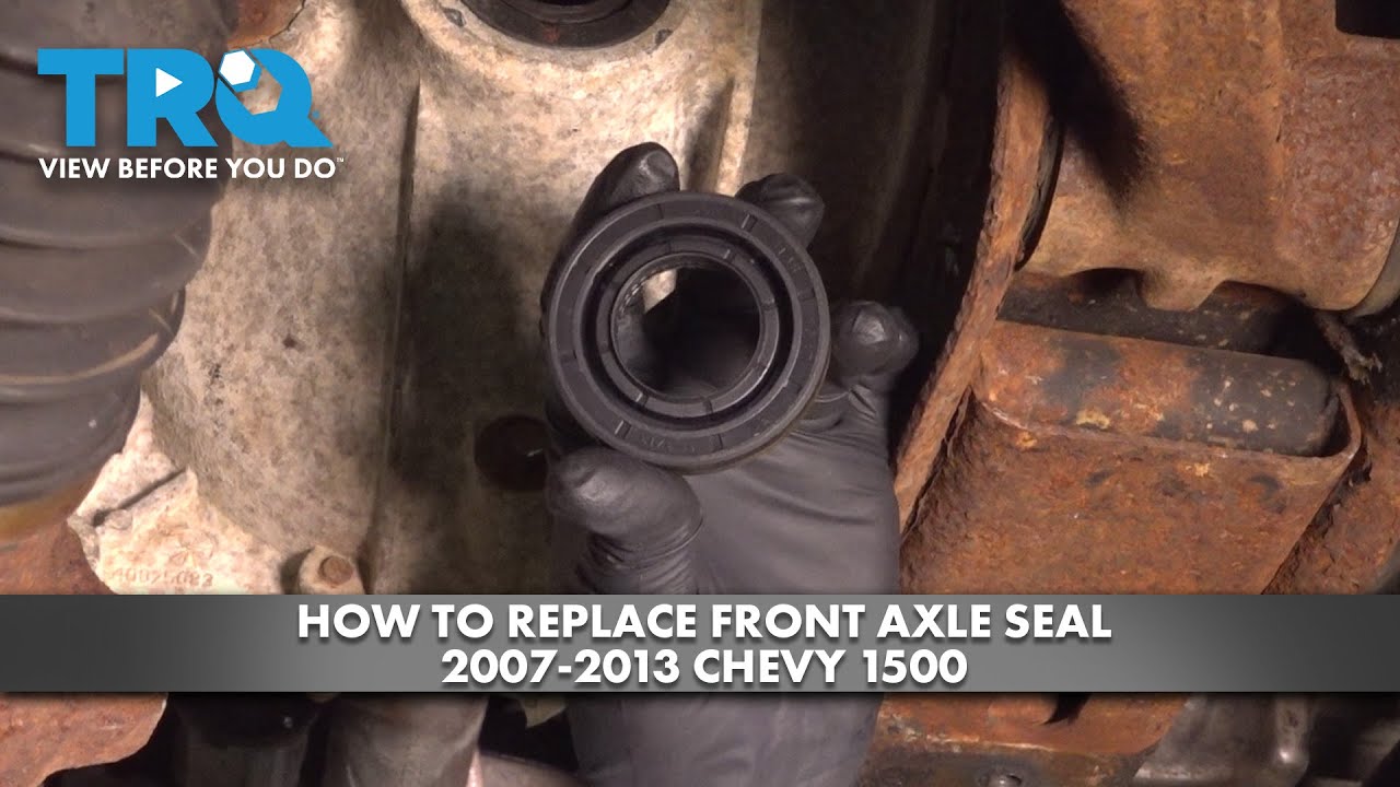 How to Replace Axle Seal 20072013 Chevrolet Silverado 1500 1A Auto
