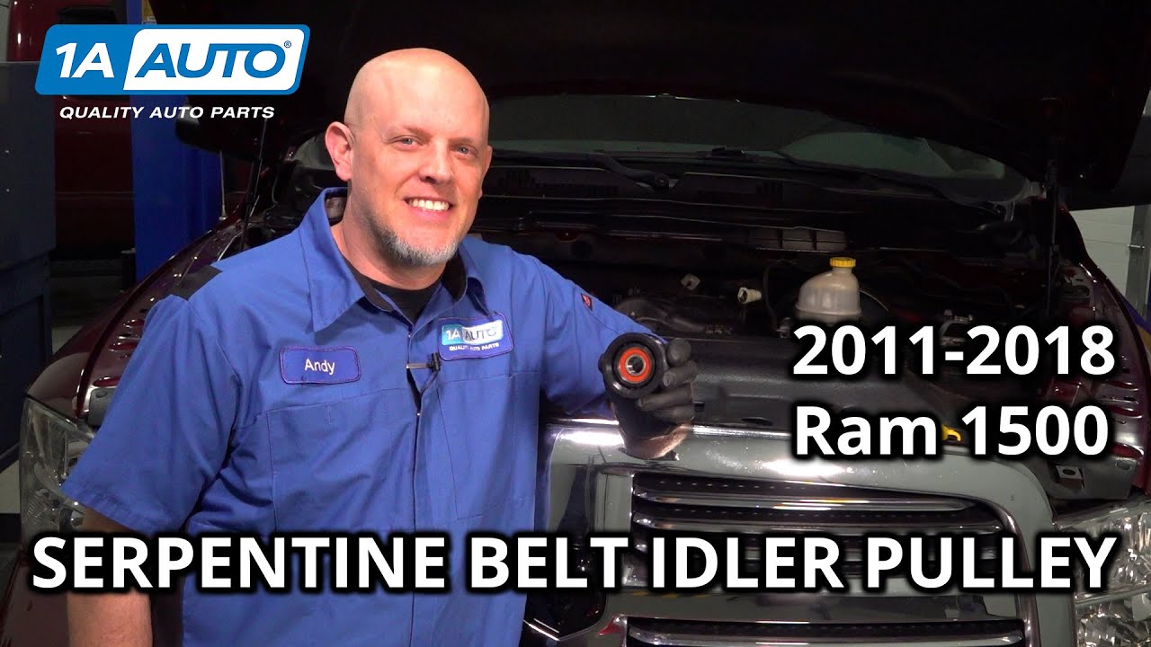 How to Replace Serpentine Belt Idler Pulley 20112018 Ram 1500 36L V6