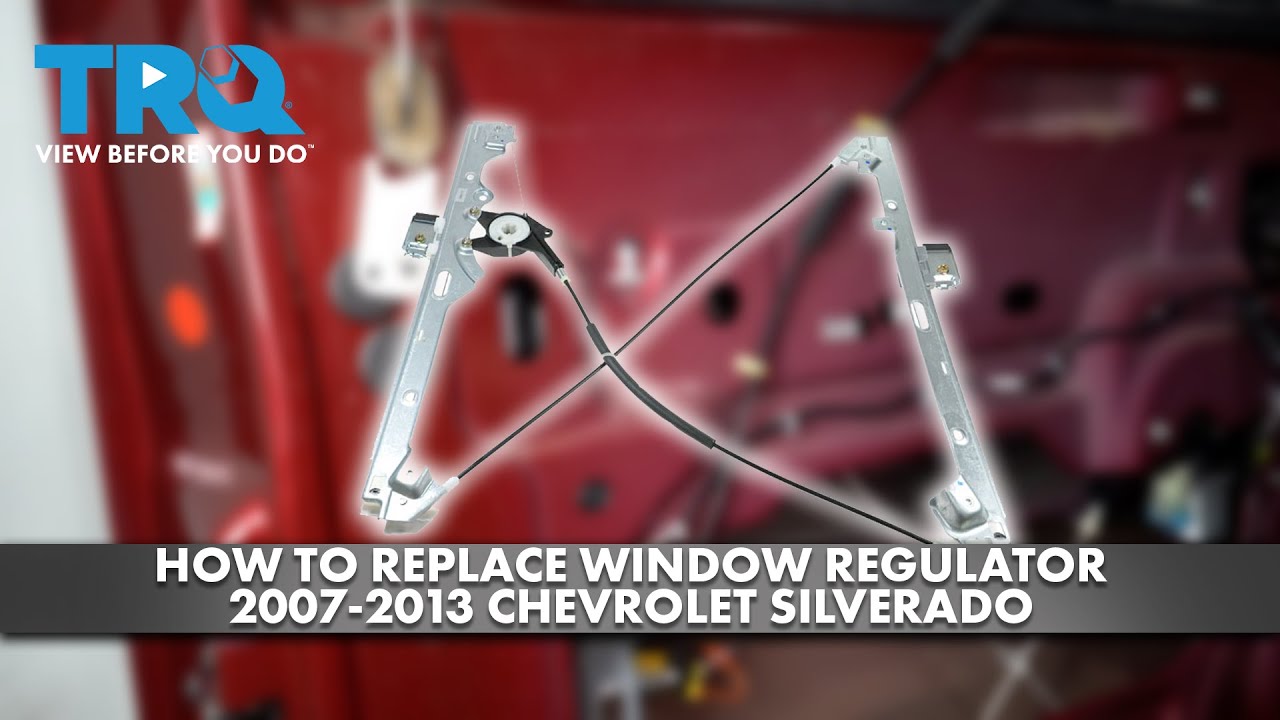 How to Replace Window Regulator 20072013 Chevrolet Silverado 1A Auto