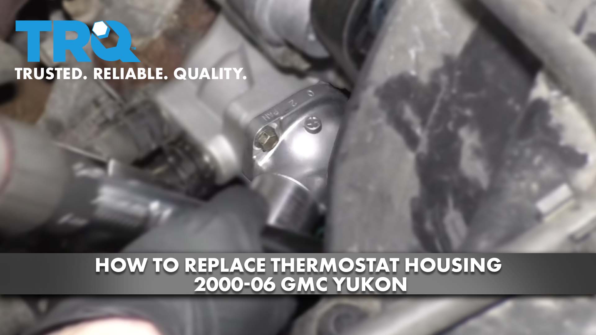 How to Replace Thermostat Housing 200006 GMC Yukon 1A Auto