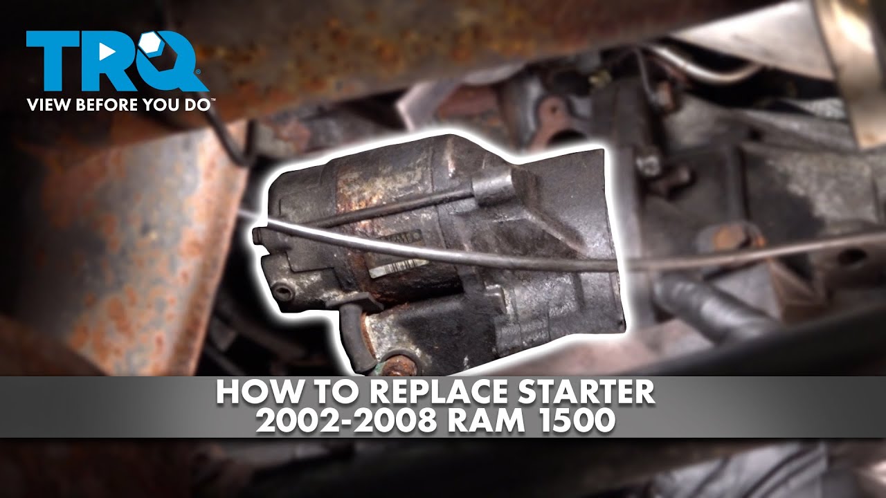 How to Replace Starter 2002-2008 Dodge Ram 1500 | 1A Auto