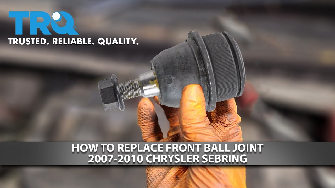 How to Replace Ball Joint 20072010 Chrysler Sebring 1A Auto