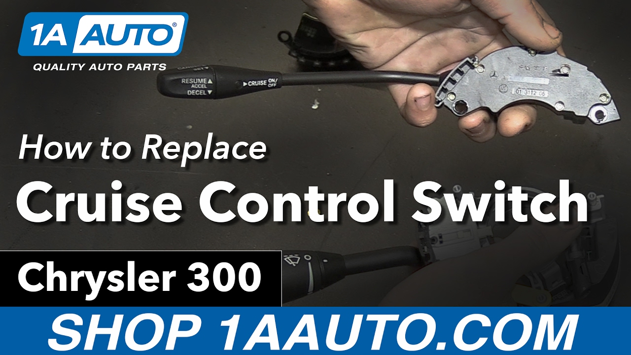 How to Replace Cruise Control Switch 200510 Chrysler 300 1A Auto