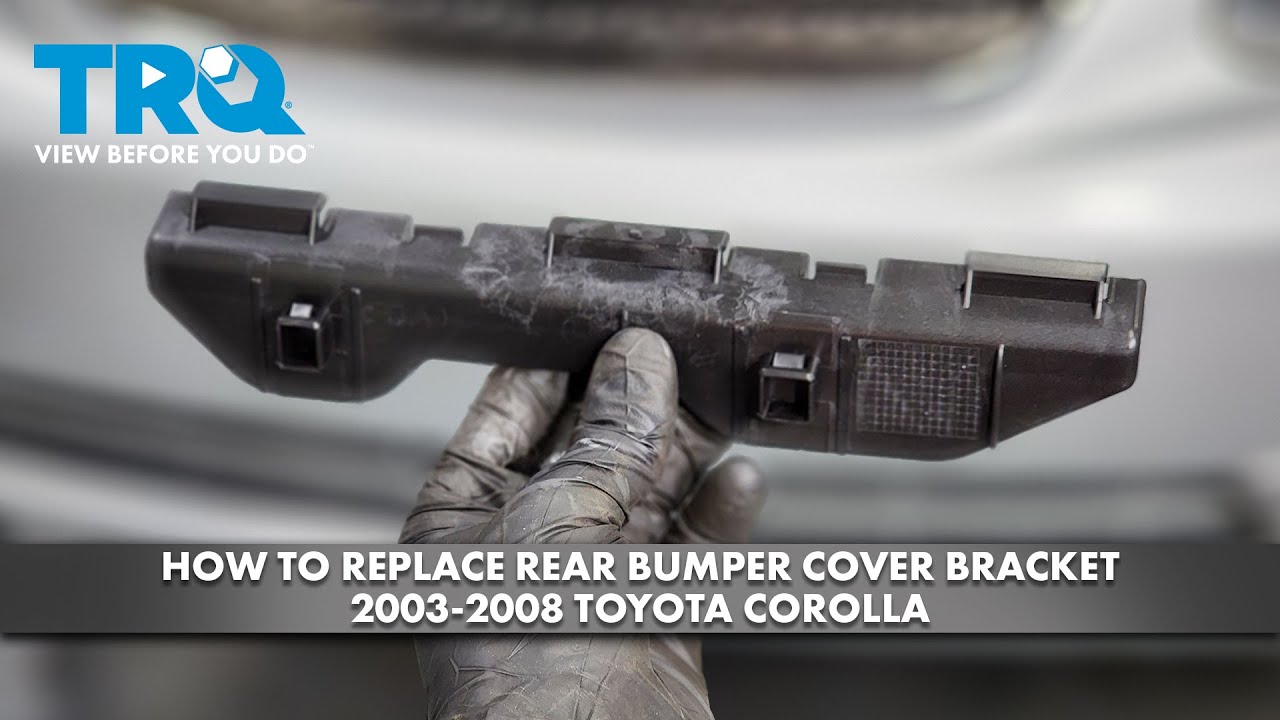 Rear Bumper Cover For 2003-2008 Toyota Corolla - Primed, CAPA Certified, With Spoiler Holes