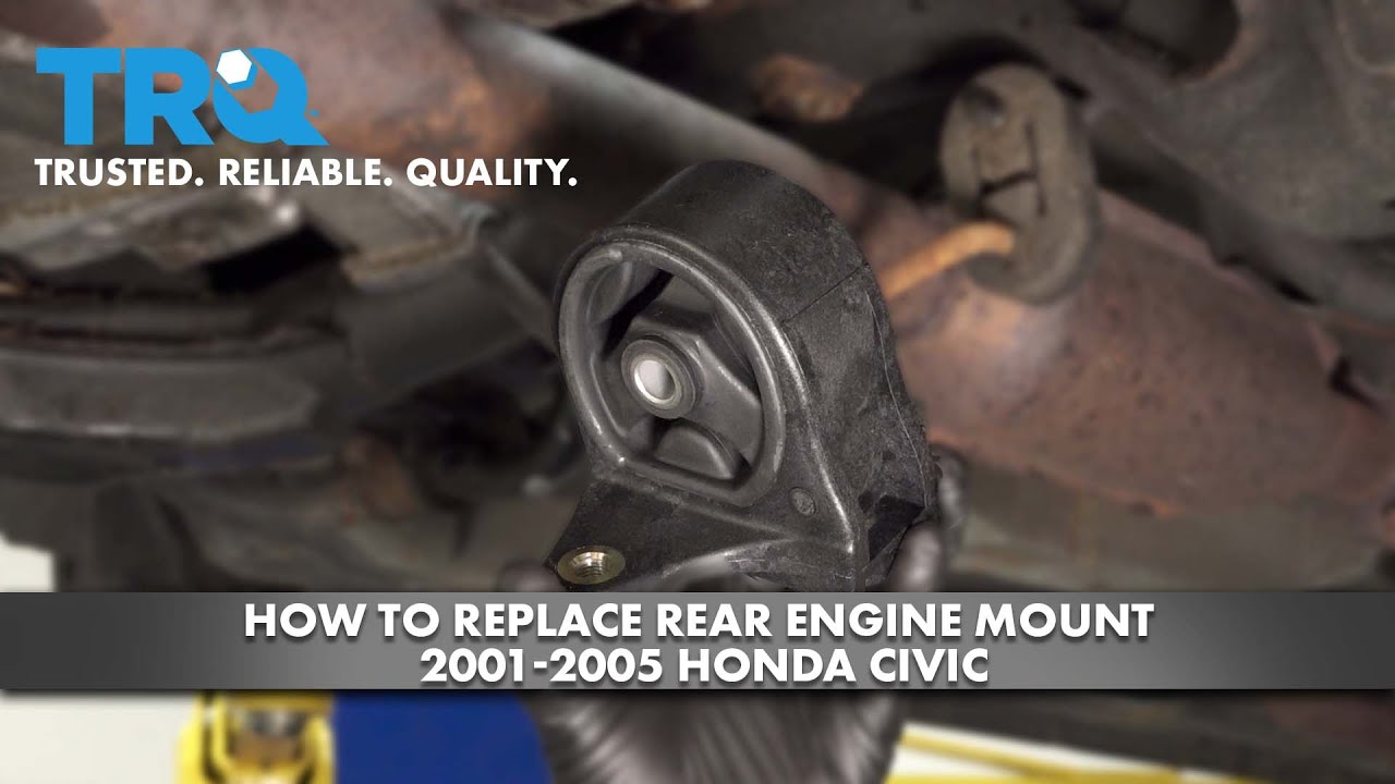 How to Replace Rear Engine Mount 2001-2005 Honda Civic | 1A Auto