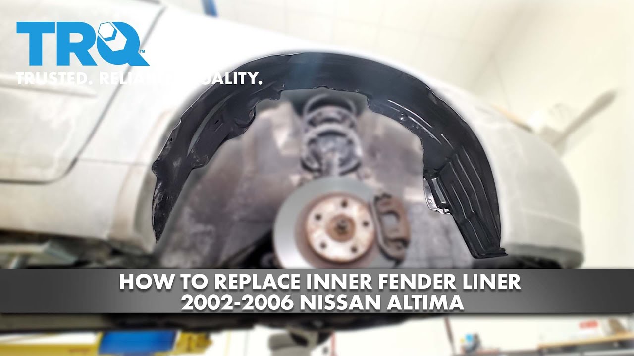 How To Replace Inner Fender Liner 20022006 Nissan Altima 1A Auto