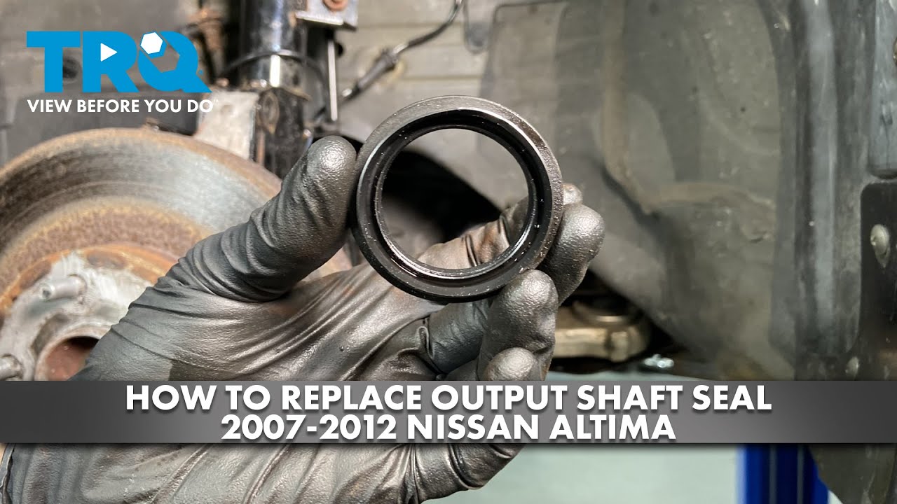 How to Replace Output Shaft Seal 20072012 Nissan Altima 1A Auto