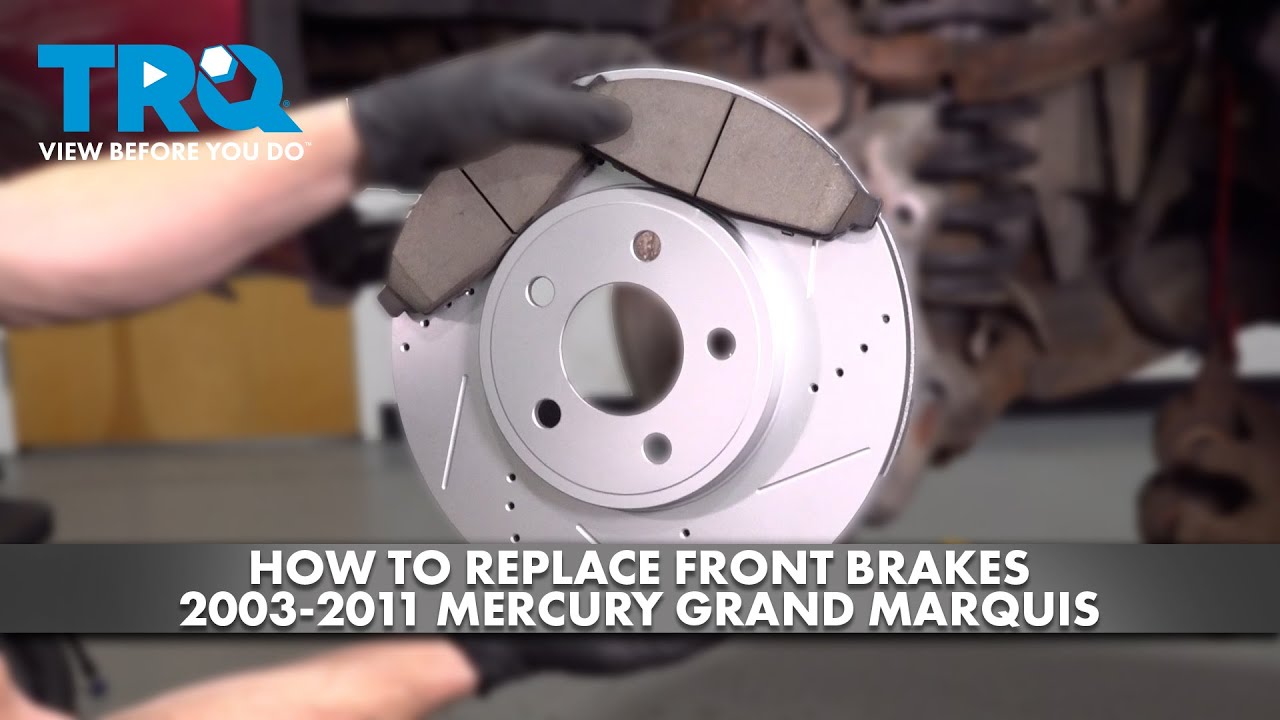 How to Replace Front Brakes 20032011 Mercury Grand Marquis 1A Auto