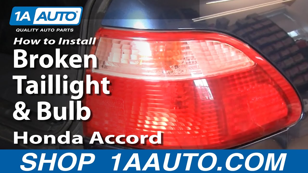 How to Replace Tail Light 1998-2000 Honda Accord