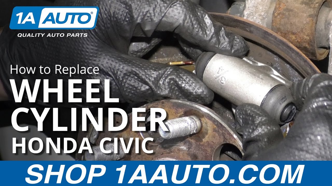 How to Replace Rear Wheel Cylinder 0611 Honda Civic 1A Auto