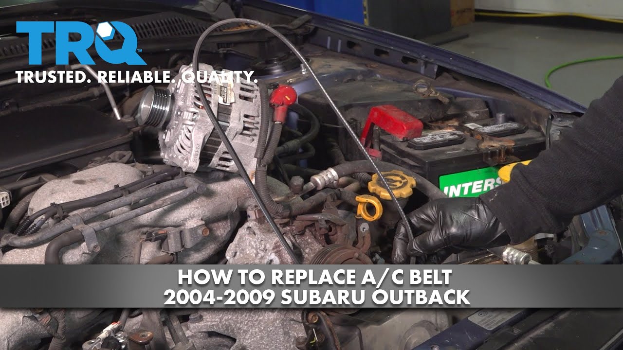 How to Replace AC Belt 20042009 Subaru Outback 1A Auto