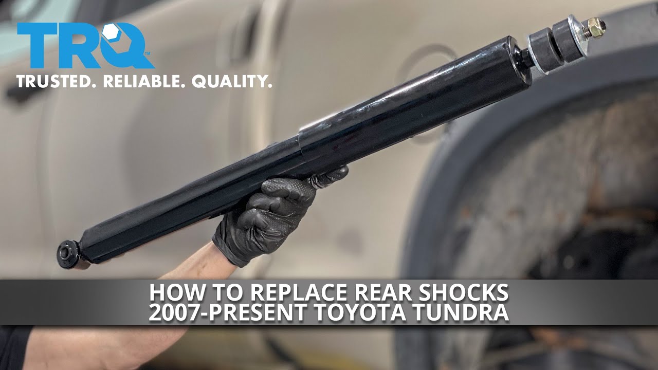 How to Replace Rear Shocks 200713 Toyota Tundra 1A Auto