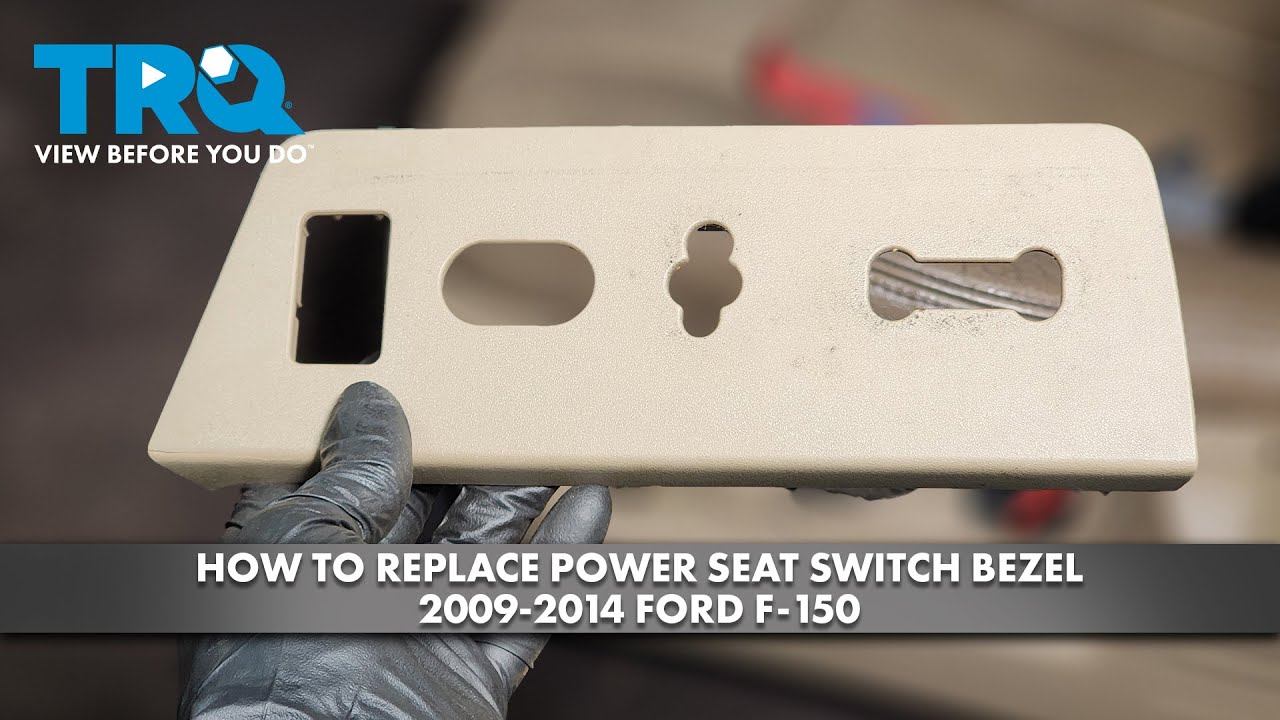 How to Replace Power Seat Switch Bezel 20092014 Ford F150 1A Auto