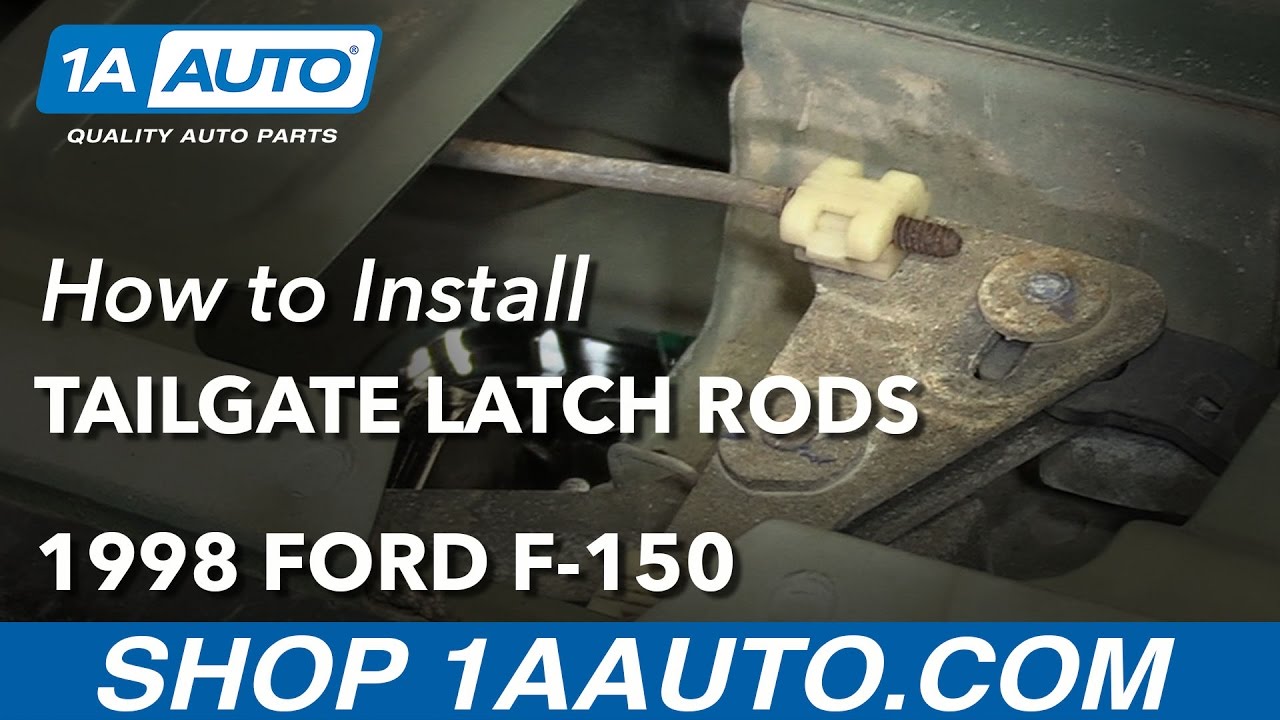 How to Replace Tailgate Latch Rods 1998 Ford F150 1A Auto