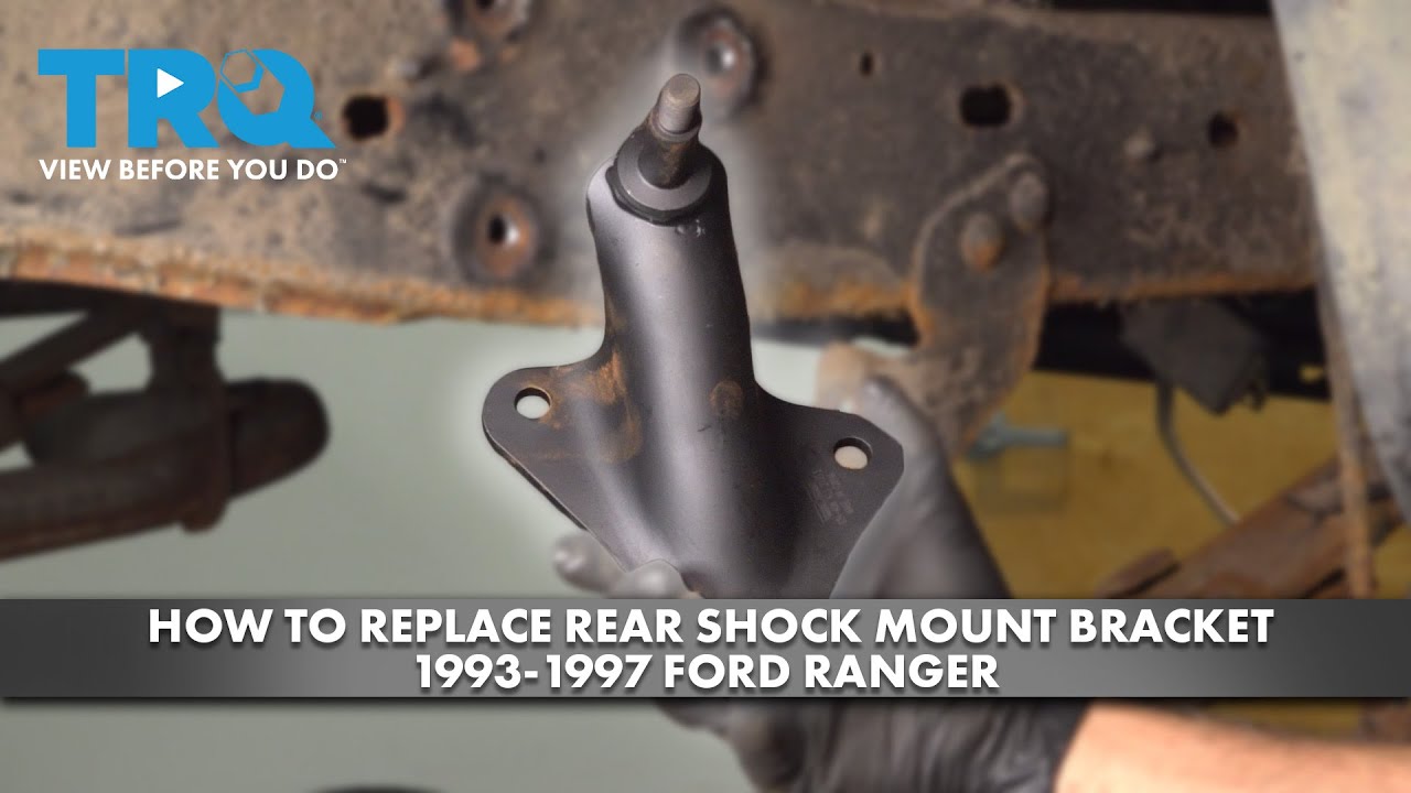 How to Replace Rear Shock Mount Bracket 19931997 Ford Ranger 1A Auto