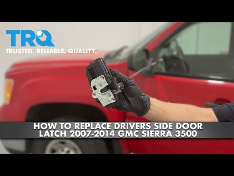 How To Replace Front Door Latch 2007-14 GMC Sierra 3500 1A Auto