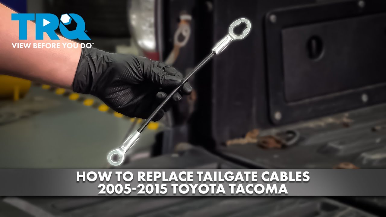 How to Replace Tailgate Cables 20052015 Toyota 1A Auto