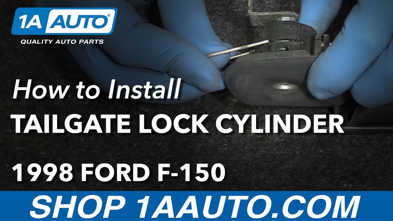 How to Replace Tailgate Lock Cylinder 19972004 Ford F150 1A Auto