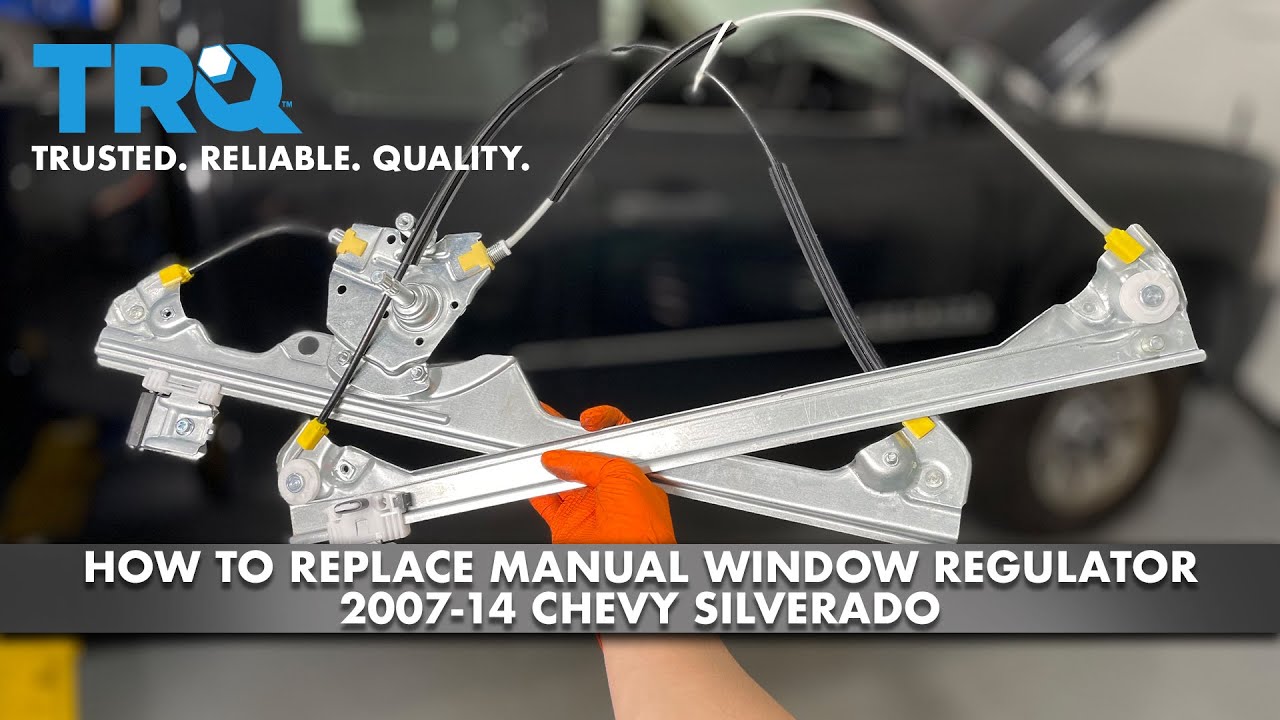 How to Replace Manual Window Regulator 200714 Chevy Silverado 1A Auto