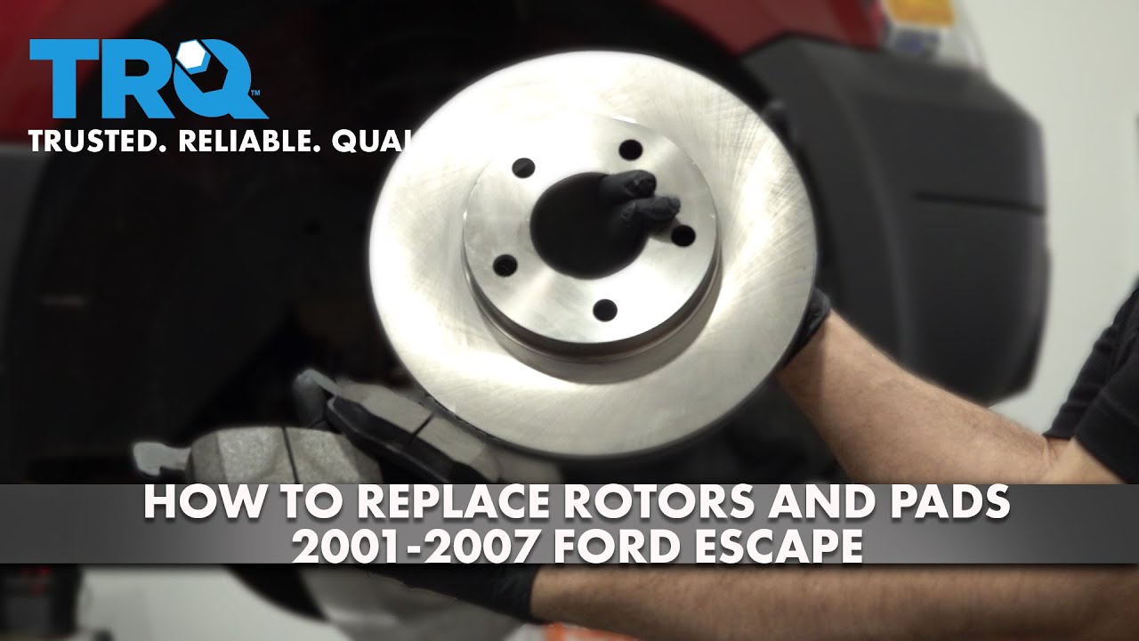 How to Replace Front Brakes 20012007 Ford Escape 1A Auto