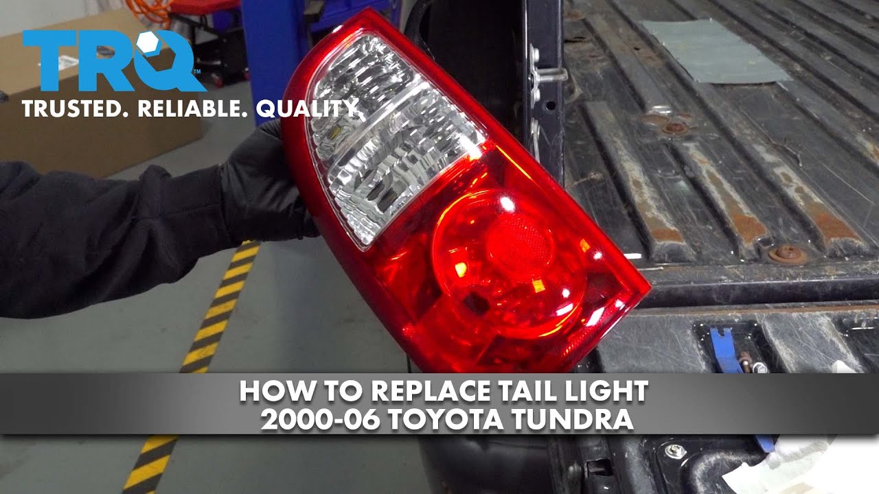 How to Replace Tail Light 20002006 Toyota Tundra 1A Auto