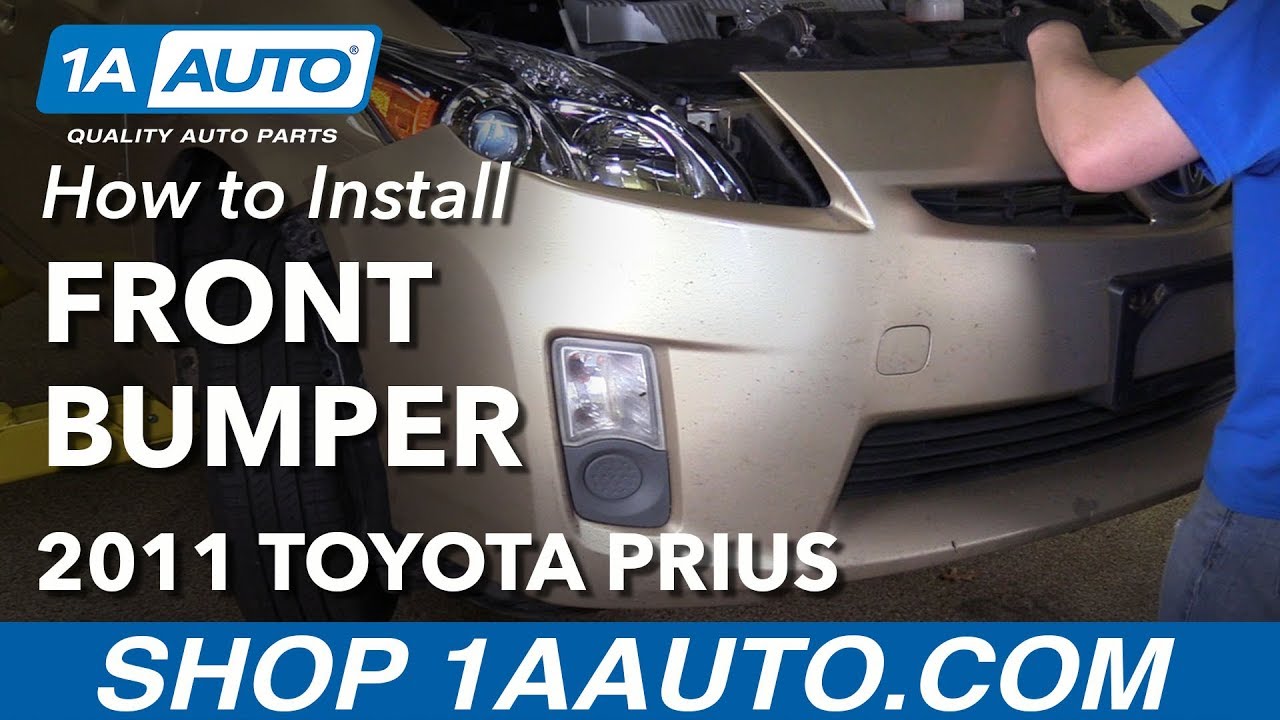How to Remove Front Bumper 1015 Toyota Prius 1A Auto
