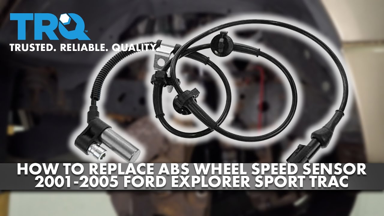 How to Replace Front ABS Wheel Speed Sensor 20012005 Ford Explorer