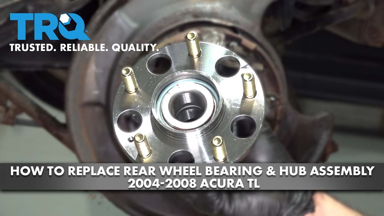 How to Replace Rear Wheel Bearing Hub Assembly 20042008 Acura TL 1A Auto
