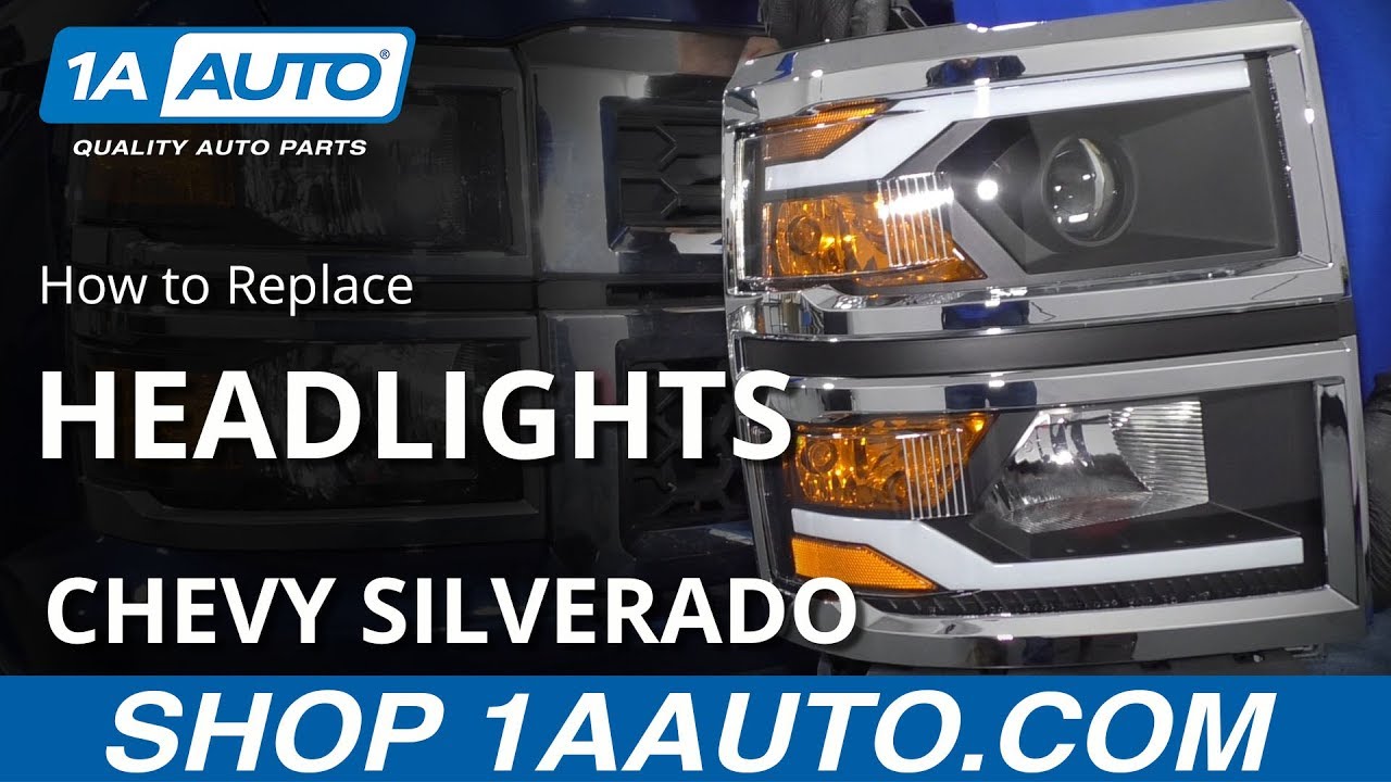 How to Replace Headlights 201415 Chevy Silverado 1500 1A Auto