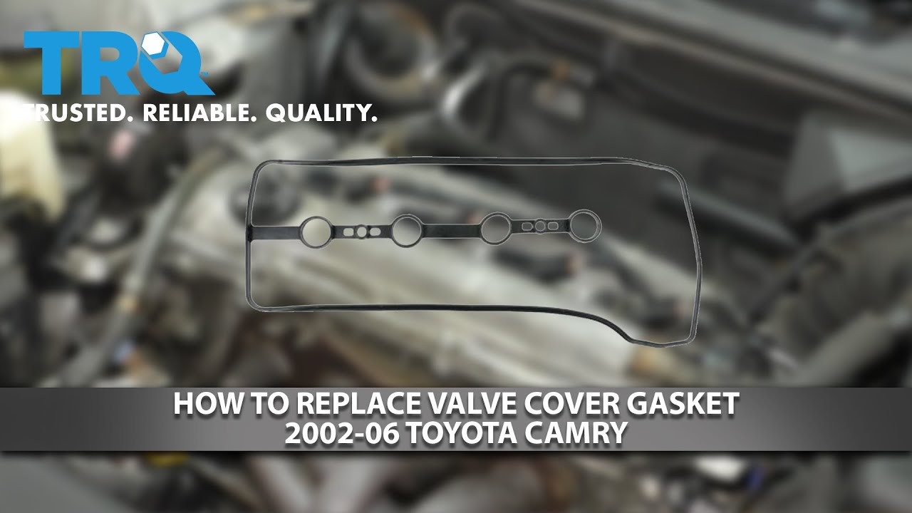 How to Replace Valve Cover Gasket 200206 Toyota Camry 1A Auto