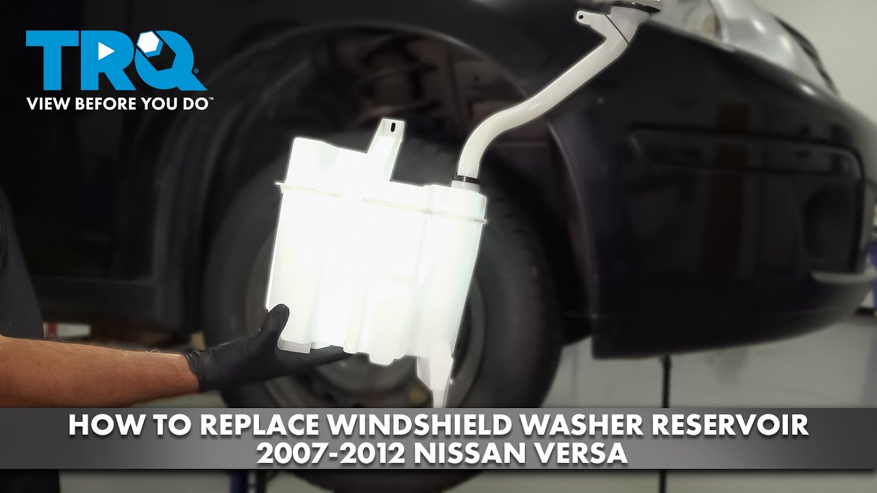 How to Replace Windshield Washer Reservoir 20072012 Nissan Versa 1A Auto