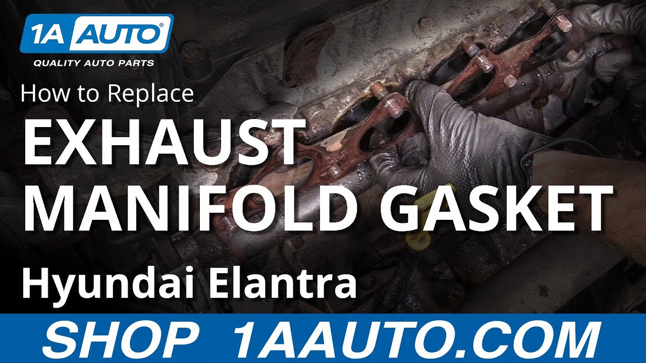 How to Replace Exhaust Manifold Gasket 200710 Hyundai Elantra 1A Auto