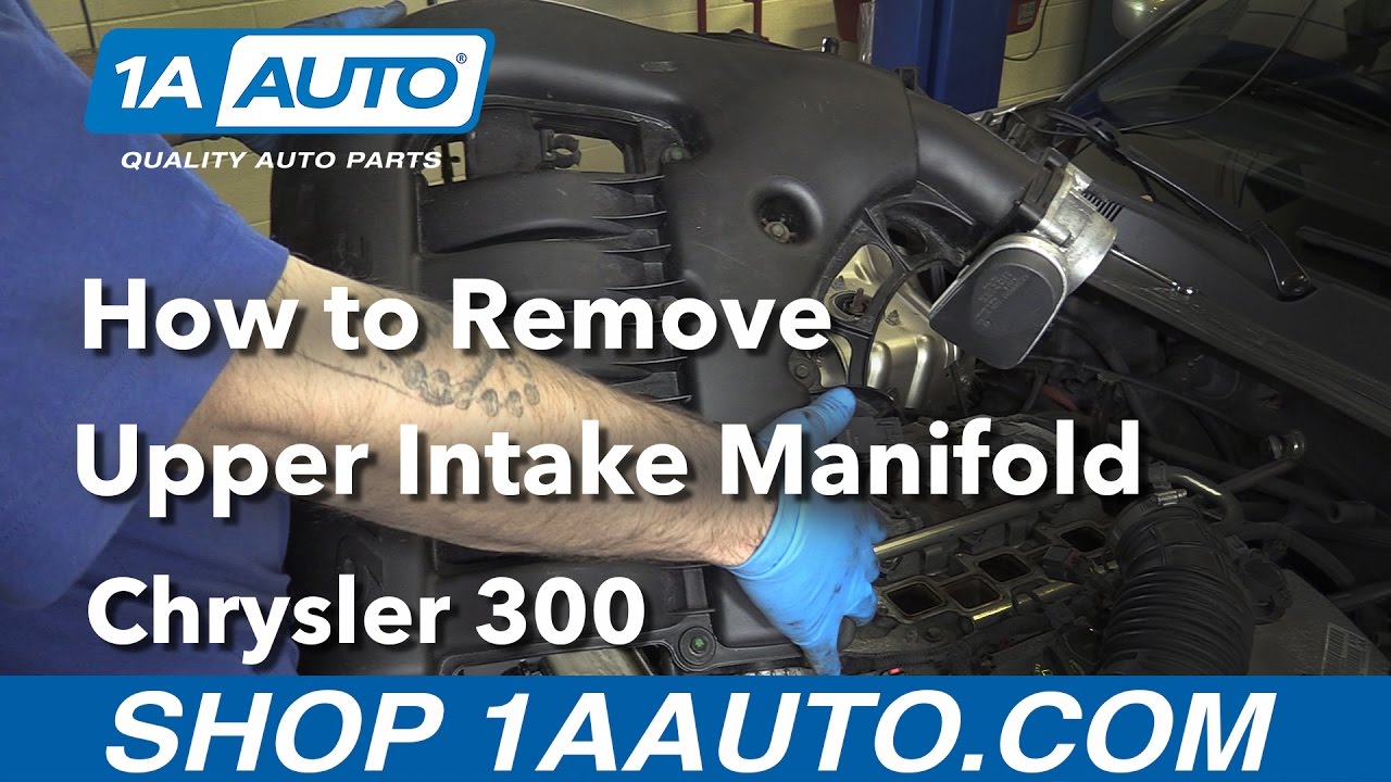 How to Replace Upper Intake Manifold 2005 2010 Chrysler 300 1A Auto