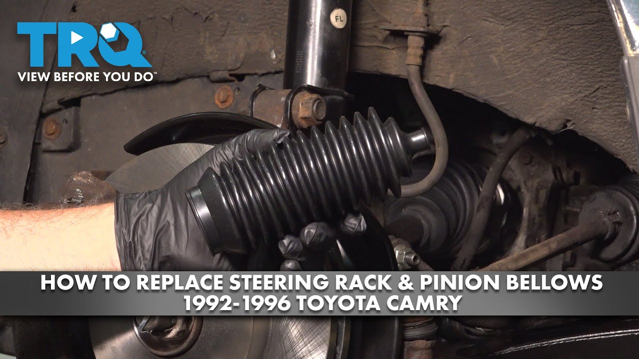 How to Replace Steering Rack Pinion Bellows 1992-1996 Toyota Camry | 1A ...