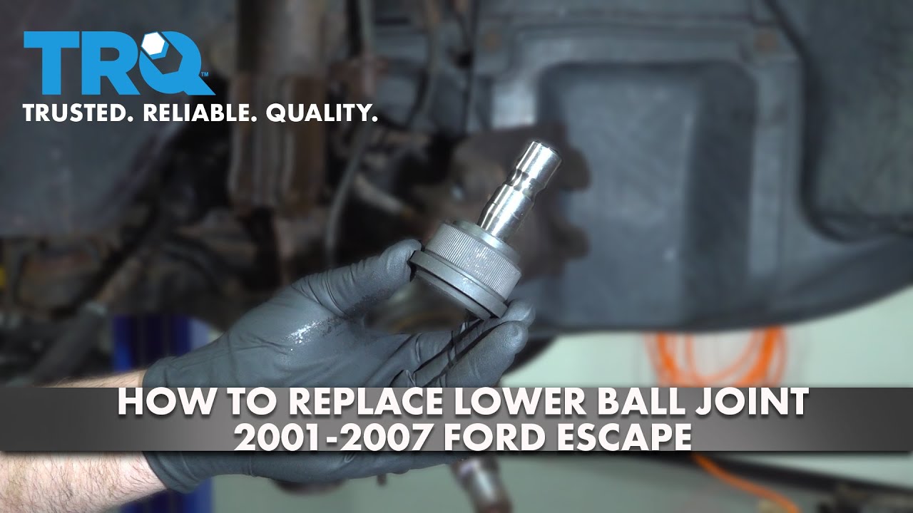 How to Replace Lower Ball Joint 20012007 Ford Escape 1A Auto