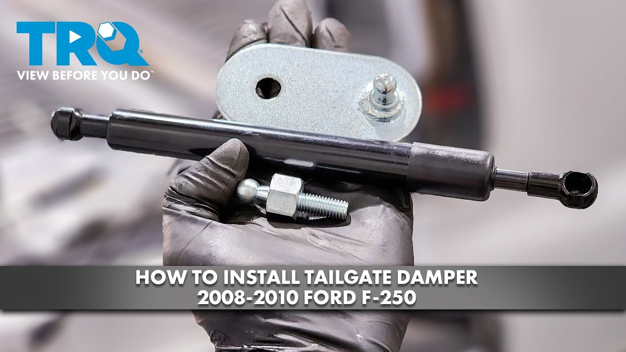 How to Replace Tailgate Damper 20082010 Ford F250 1A Auto