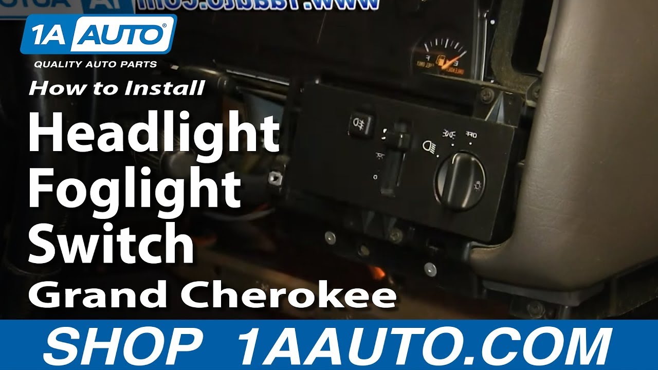 How to Replace Headlight Switch 199498 Jeep Grand Cherokee 1A Auto