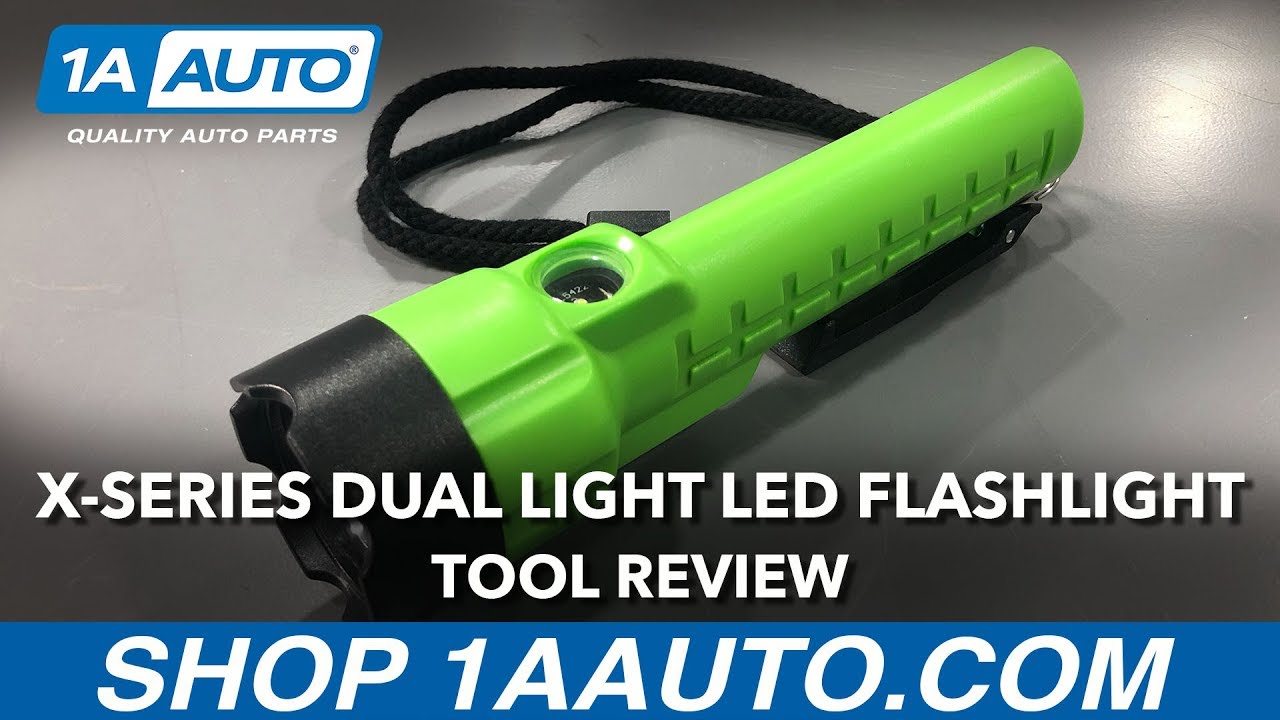 Lime Green XSeries DualLight LED Flashlight Available on 1A Auto