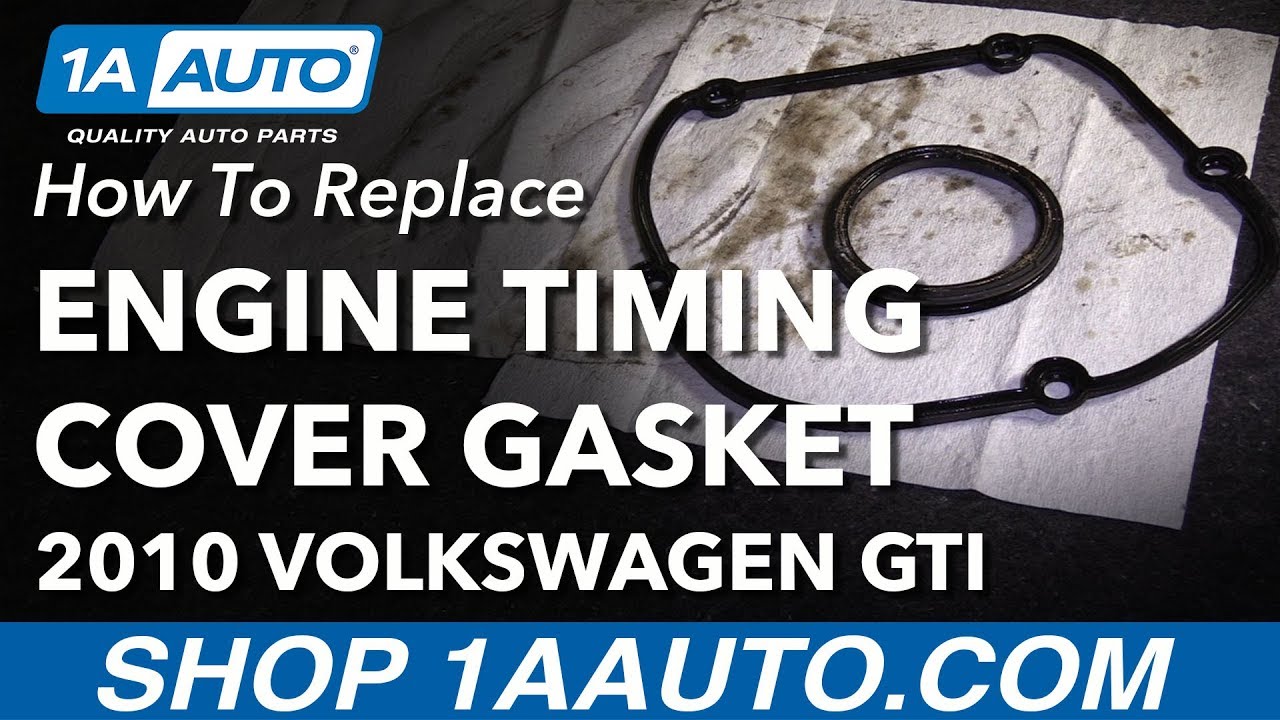 How to Replace Upper Engine Timing Cover Gasket 201014 Volkswagen GTI 1A Auto