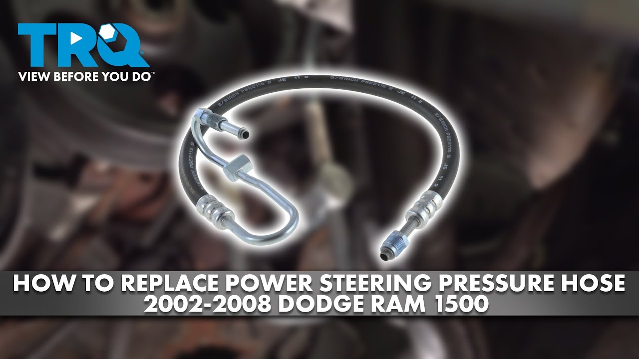 How to Replace Power Steering Pressure Hose 20022008 Dodge Ram 1500