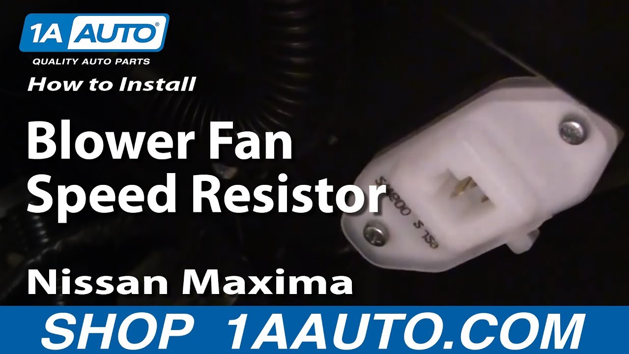 How to Replace Blower Motor Module 200008 Nissan Maxima 1A Auto