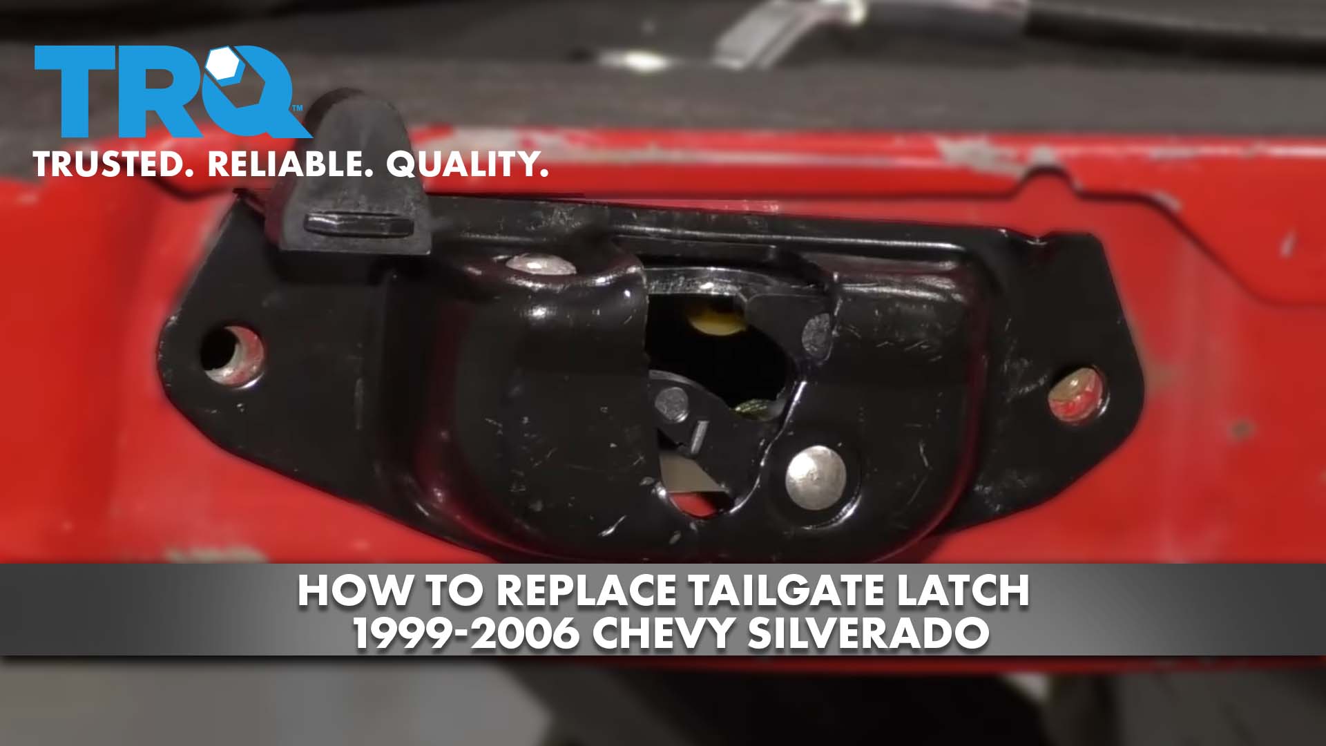 How to Replace Tailgate Latch 19992006 Chevy Silverado 1A Auto