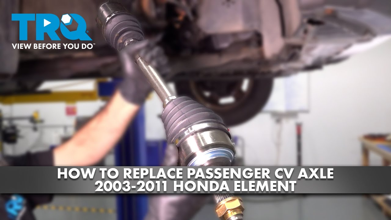 How to Replace Passenger CV Axle 20032011 Honda Element 1A Auto
