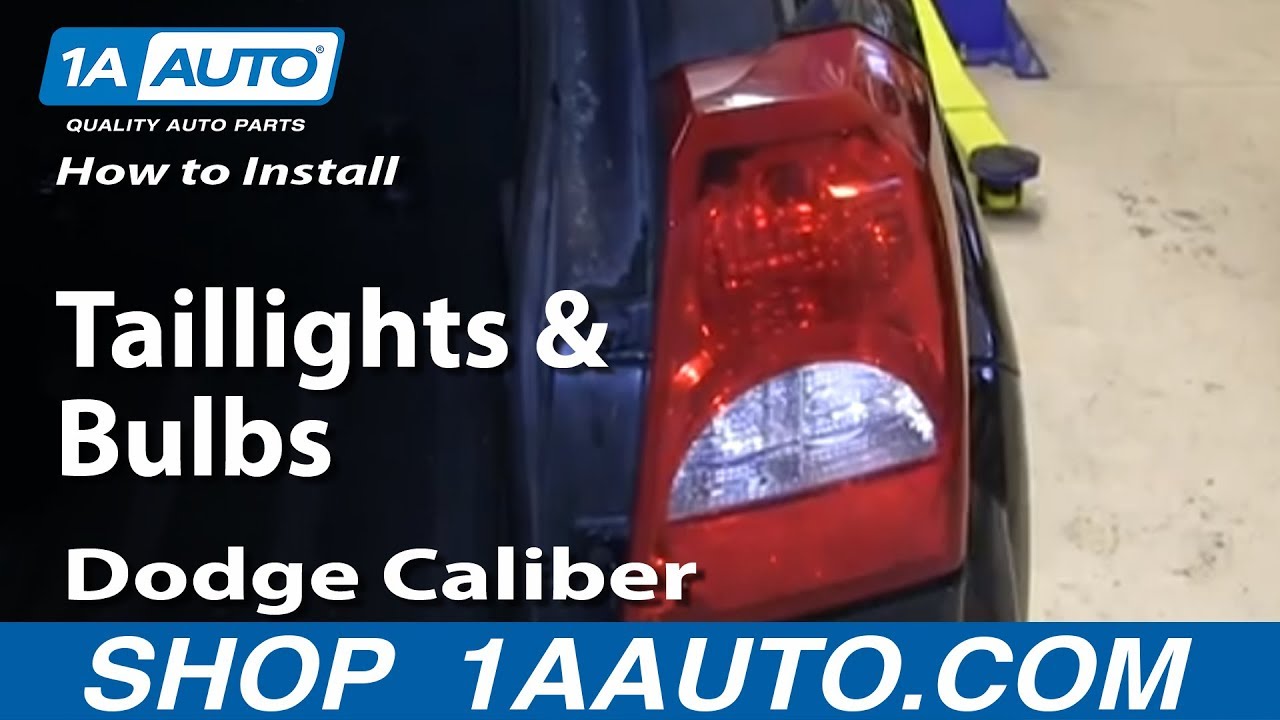 How to Replace Tail Lights 200812 Dodge Caliber 1A Auto