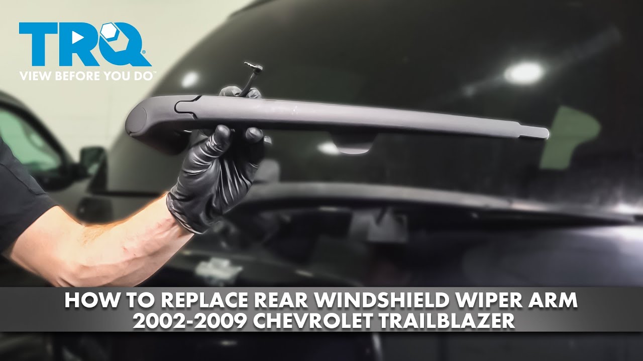 How to Replace Rear Windshield Wiper Arm 20022009 Chevrolet Trailblazer 1A Auto