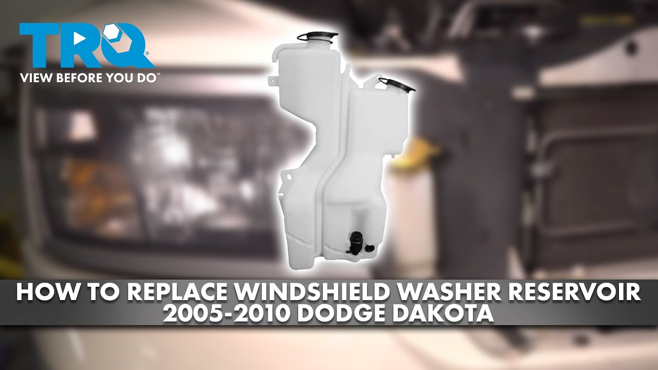 How to Replace Windshield Washer Reservoir 20052010 Dodge Dakota 1A Auto